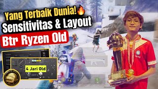 Sensitivitas PUBG Mobile Terbaik 2025 | Sensitivitas BTR Ryzen Terbaru + Kode Layout PUBG 4 Jari