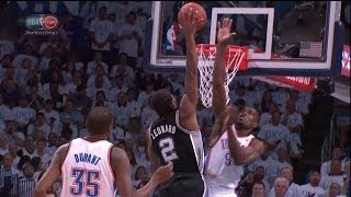 Kawhi Leonard Full Highlights Spurs vs Thunder Game 6 (5/31/2014) 17 Pts, 11 Reb - Project Spurs