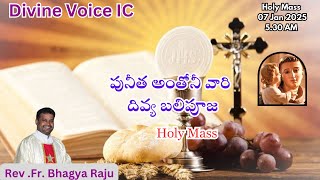 Holy Mass || Rev.Fr.Bhagya Raju IC || Rosminians || 07-01-2025