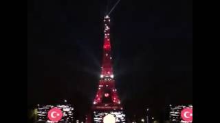 EURO 2016 TURKIYE - HIRVATISTAN Paris Tour Effiel