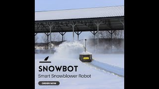 SNOWBOT - Smart Snowblower Robot is now available to purchase.