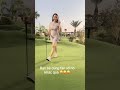 đánh #golf cùng tụi em nhé mọi người #hoanglinhskincare  #trending