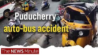 8 children injured in autorickshaw-bus accident in Puducherry