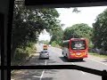 a private bus over taking ksrtc super fast