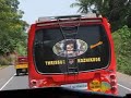 a private bus over taking ksrtc super fast