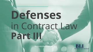 Defenses in Contract Law • Part III: Fraudulent Misrepresentation (Fraud)