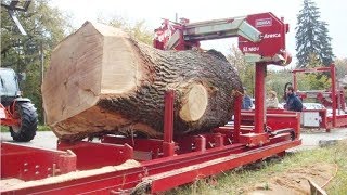 Amazing Modern Wood Sawmill Machines, Extreme Automatic Wood Cutting Machine