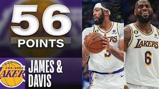 LeBron James & Anthony Davis Combine For 56 Points In Lakers Comeback W! | February 26, 2023