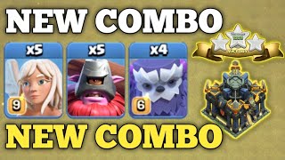 NEW TH17 ATTACK COMBO - THROWER WITH YETI ATTACK STRATEGY - BEST TH17 ATTACK STRATEGY - coc gal