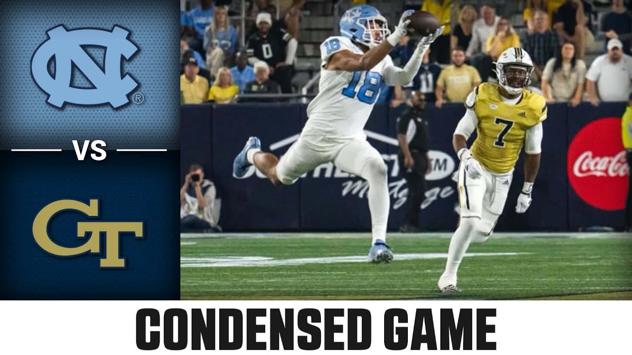 North Carolina Vs. Georgia Tech Condensed Game | 2023 ACC Football ...