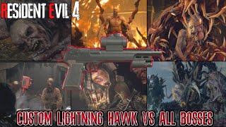 Custom Lightning Hawk VS All Bosses - Resident Evil 4 Remake