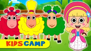 5 Cute Sheep Jumping in the Shed + Learning Numbers \u0026 More Nursery Rhymes for Kids | Kidscamp