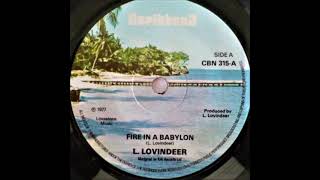 L  Lovindeer - Fire In A Babylon