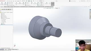 เขียนแบบโปรแกรม SOLIDWORKS 2021 การใช้คำสั่ง Revolved by.ครูเกมส์ EP8.