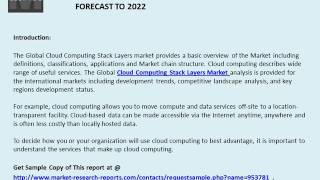 Cloud Computing Stack Layers Market Concentration Rate, Commercial Use Assessment Forecast to 2022