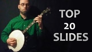 Top 20 Irish Slides (Slow) on Tenor Banjo, with notes