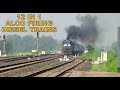 [12 in 1] Firing Alco Diesel Trains : Chugging Smoking & more for Diesel Lovers : Indian Railways