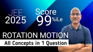 JEE 2025🎯| JEE Mains Physics 📝Important Question | Rotation Motion Revision ✔️|#physicsjeemains #jee