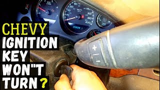 GMC TRUCK / VAN / CAR IGNITION KEY WON'T TURN? HOW TO START THE ENGINE | NO TOOLS NEEDED