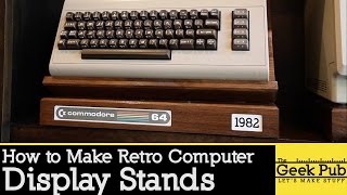 Retro Computer Stands for the Commodore 64 and Apple Macintosh
