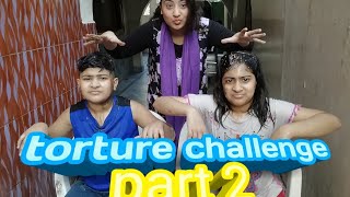 Torture challenge part ✌// sea vlogs😘