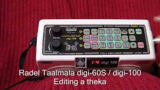 Radel Taalmala Digi 60Dx - Part 4- edit \u0026 create taals