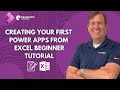 Building Your First Power App from Excel Data