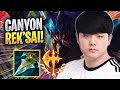 CANYON IS A MONSTER WITH REK'SAI! - DK Canyon Plays Rek'sai JUNGLE vs Lee Sin! | Season 2023