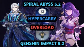 C0 NEUVILLETTE HYPERCARRY X C0 RAIDEN OVERLOAD | GENSHIN IMPACT ON ADVAN WORKPLUS RYZEN 5