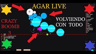 AGAR LIVE SERVER  CRAZY BOOM 3 SHOW 💥💣