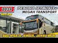 BUS PARIWISATA MEGAH TRANSPORT JEMBER 2024 @Cak-Mid