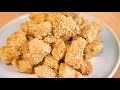 popcorn chicken baked no fry 鸡米花 烤箱版 非油炸