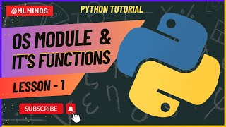 Python Tutorial: OS Module - Use Underlying Operating System Functionality | #tutorial #python