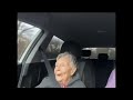 grandma singing in car la la la