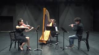 C. Debussy - Sonata for flute, viola and harp - Escalda Trio