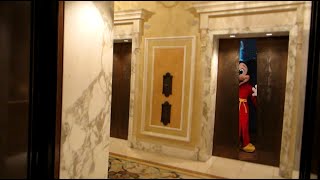 ミッキーエレベーター in ホテルミラコスタ. Mickey Elevator.