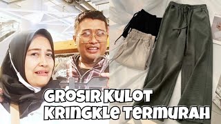 Grosir Kulot Kringkle Termurah || Grosir Celana Termurah