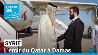 Syrie : l'émir du Qatar à Damas, première visite d'un chef d'État au nouveau dirigeant syrien