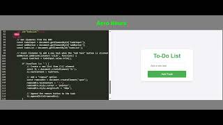 Add Dynamic Interactivity to Your To-Do List | Part 3 | JavaScript | Web Development | Aero Neura