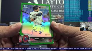 2018 Bowman Chrome Baseball HTA Choice 12 Box Case Break #1