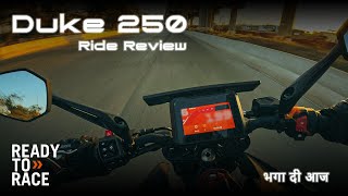 🔥KTM Duke 250 Ripping the Streets at Golden Hour! 🌅 | Insane Ride Review Experience 🏍️