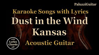 Kansas Dust in the Wind Acoustic Guitar [Karaoke Songs with Lyrics]