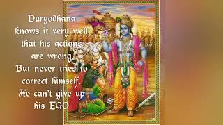 Video 10 Sanskrit Subhashitams..What did Duryodhana say to Lord Krishna before the Kurukshetra war?