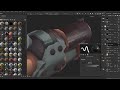 hand painted gun in substance painter battle chasers tutorial