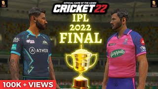 IPL 2022 Final 🏆 - Gujarat Titans vs Rajasthan Royals - Cricket 22 - RtxVivek