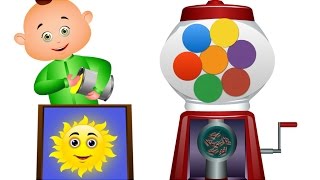 Five Little Babies Playing With Ball Machine - Learning Colors For Kids - JamJammies Nursery Rhymes