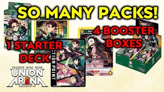 We Got A LOT Of Demon Slayer Boxes To Open! | Union Arena