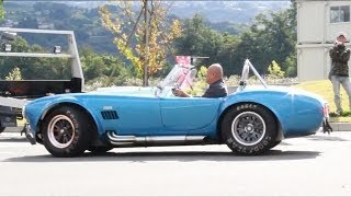 【スーパーカー・ミーティング2013 in 山形】会場入りするシェルビー・コブラ427S/C【Super Car Meeting 2013 in Yamagata】