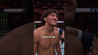 He let the intrusive thoughts win 😂 #ufc306