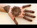 EASY MANDALA MEHNDI HENNA DESIGN FOR PALMS